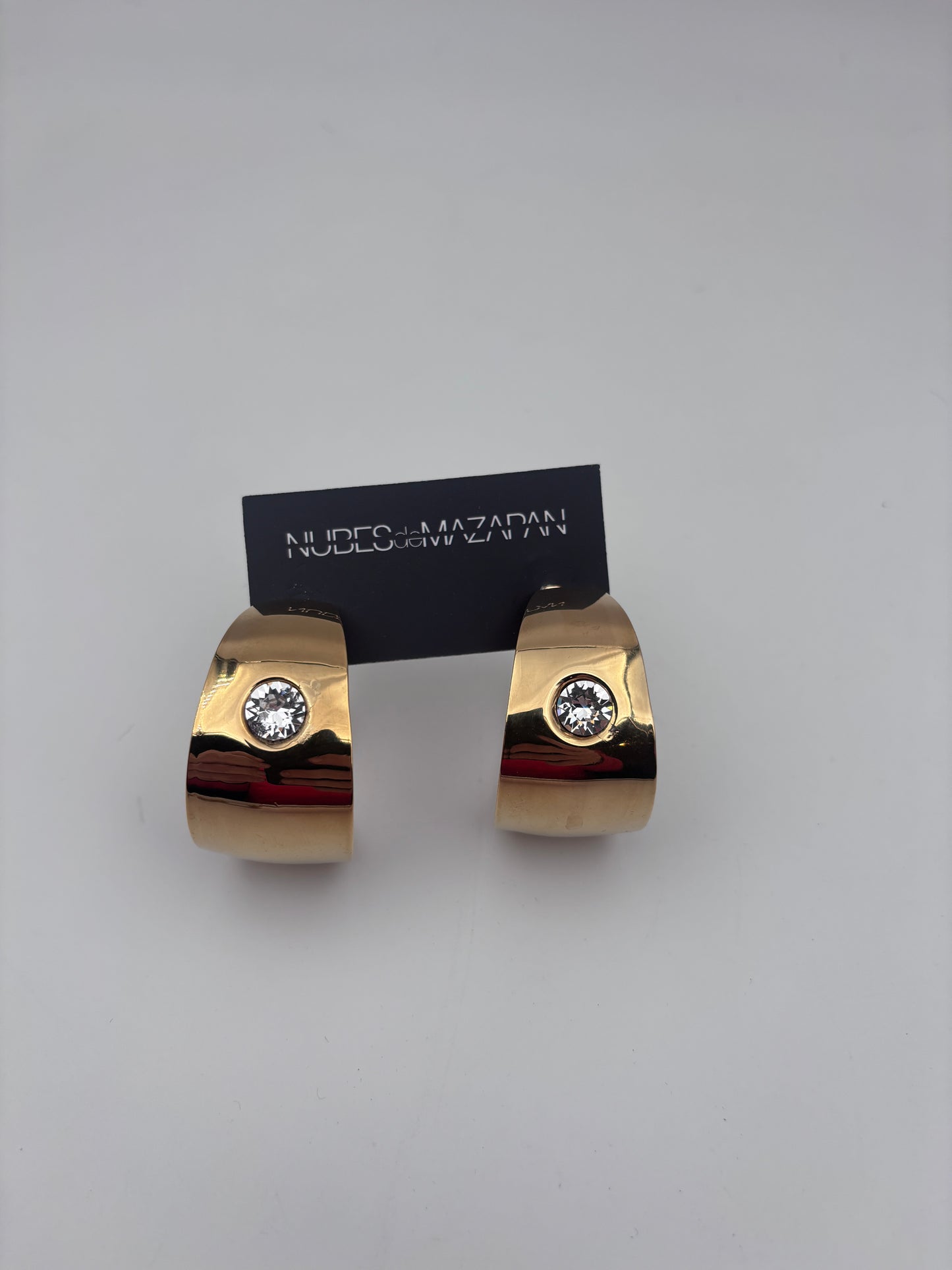 ORECCHINI AL LOBO IN OTTONE PLACCATO ORO 18KT