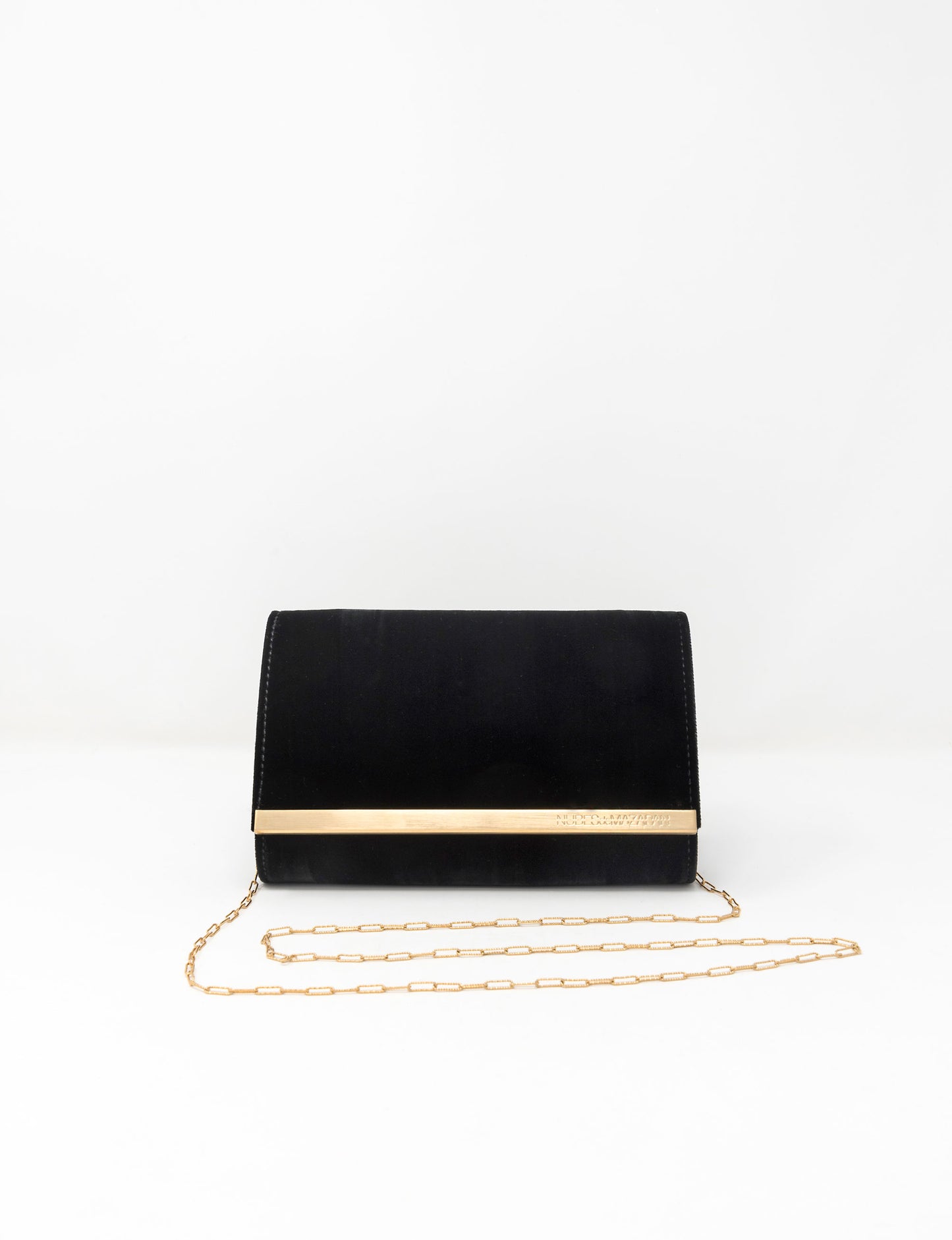 POCHETTE CON CATENA IN VELLUTO