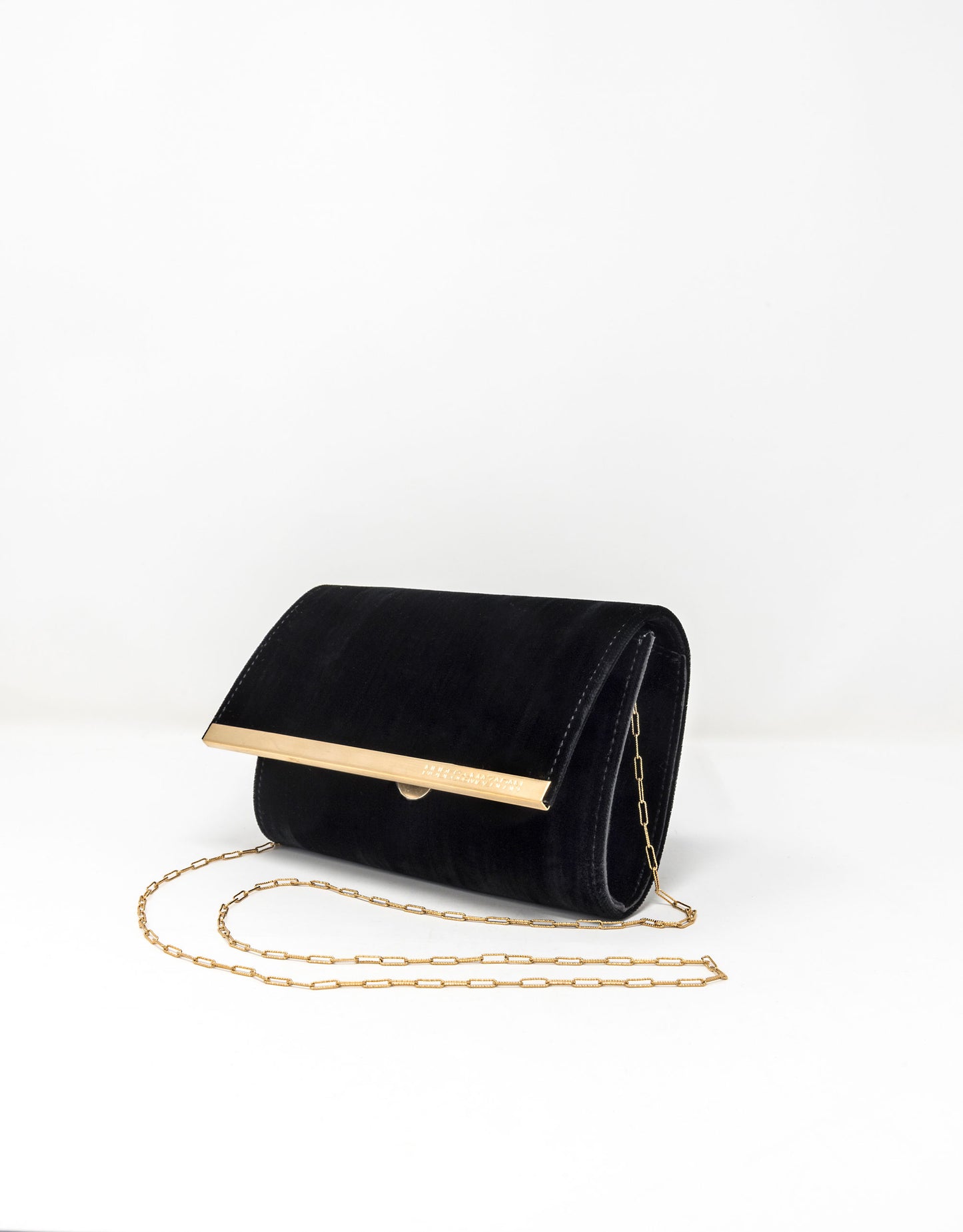 POCHETTE CON CATENA IN VELLUTO