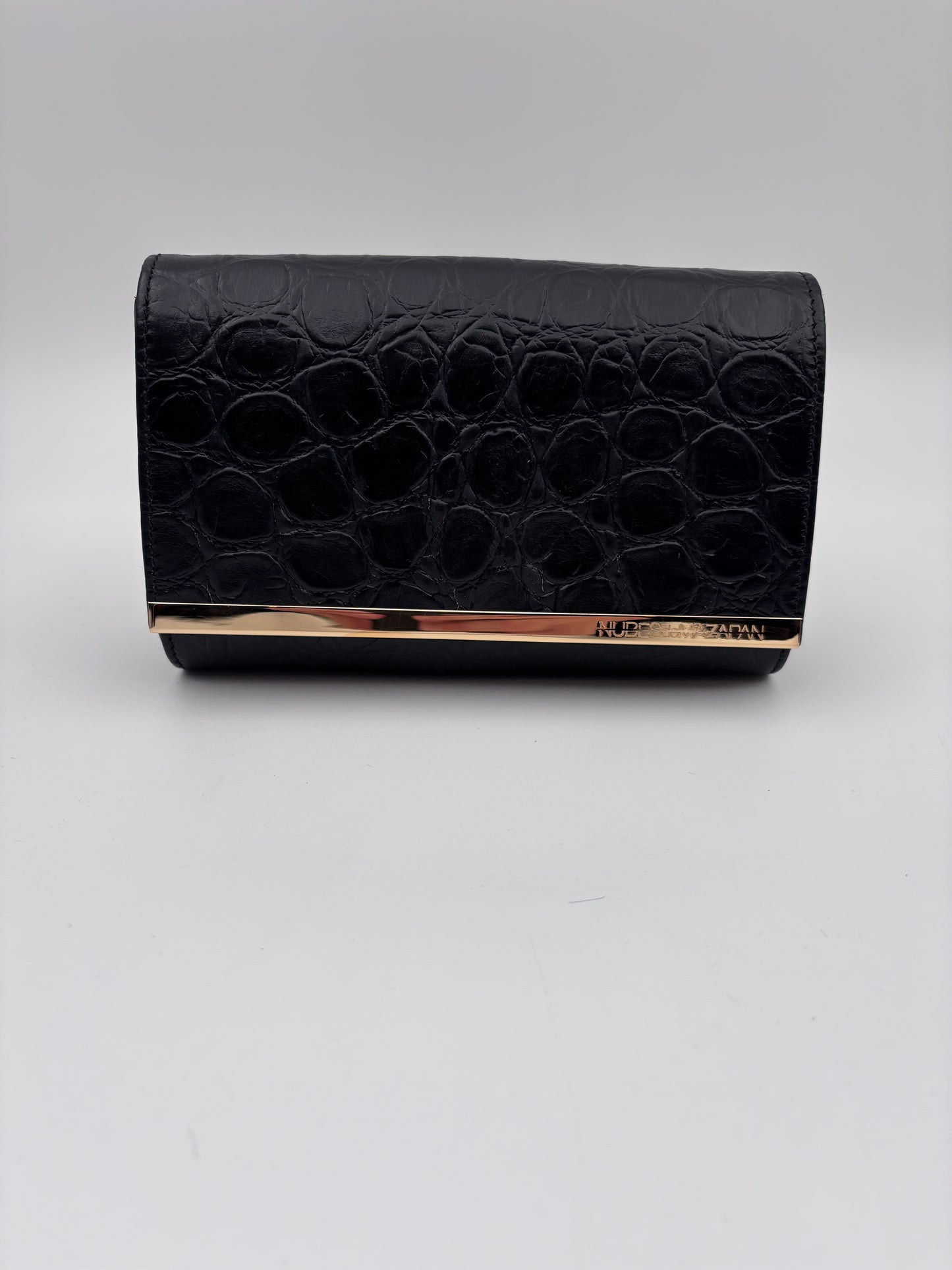 POCHETTE CON CATENA IN VITELLO STAMPATO COCCO