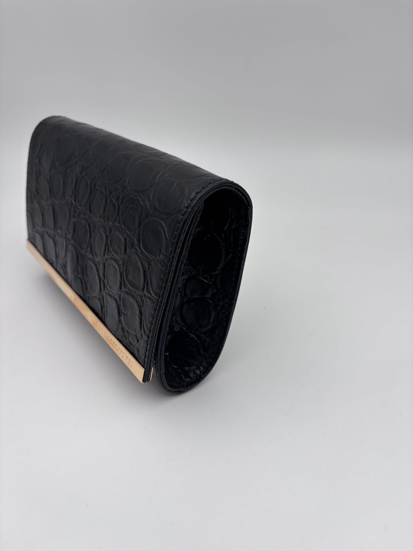 POCHETTE CON CATENA IN VITELLO STAMPATO COCCO