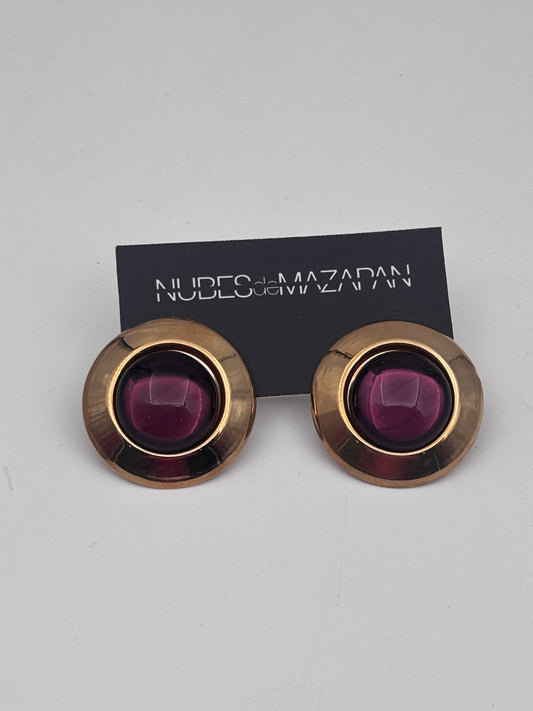 ORECCHINI AL LOBO IN OTTONE PLACCATO ORO 18KT