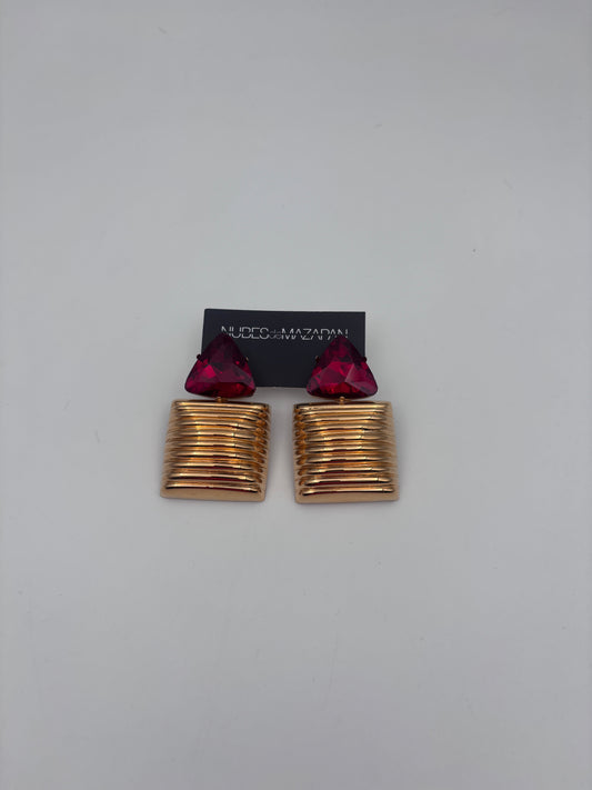 ORECCHINI AL LOBO IN OTTONE PLACCATO ORO 18KT