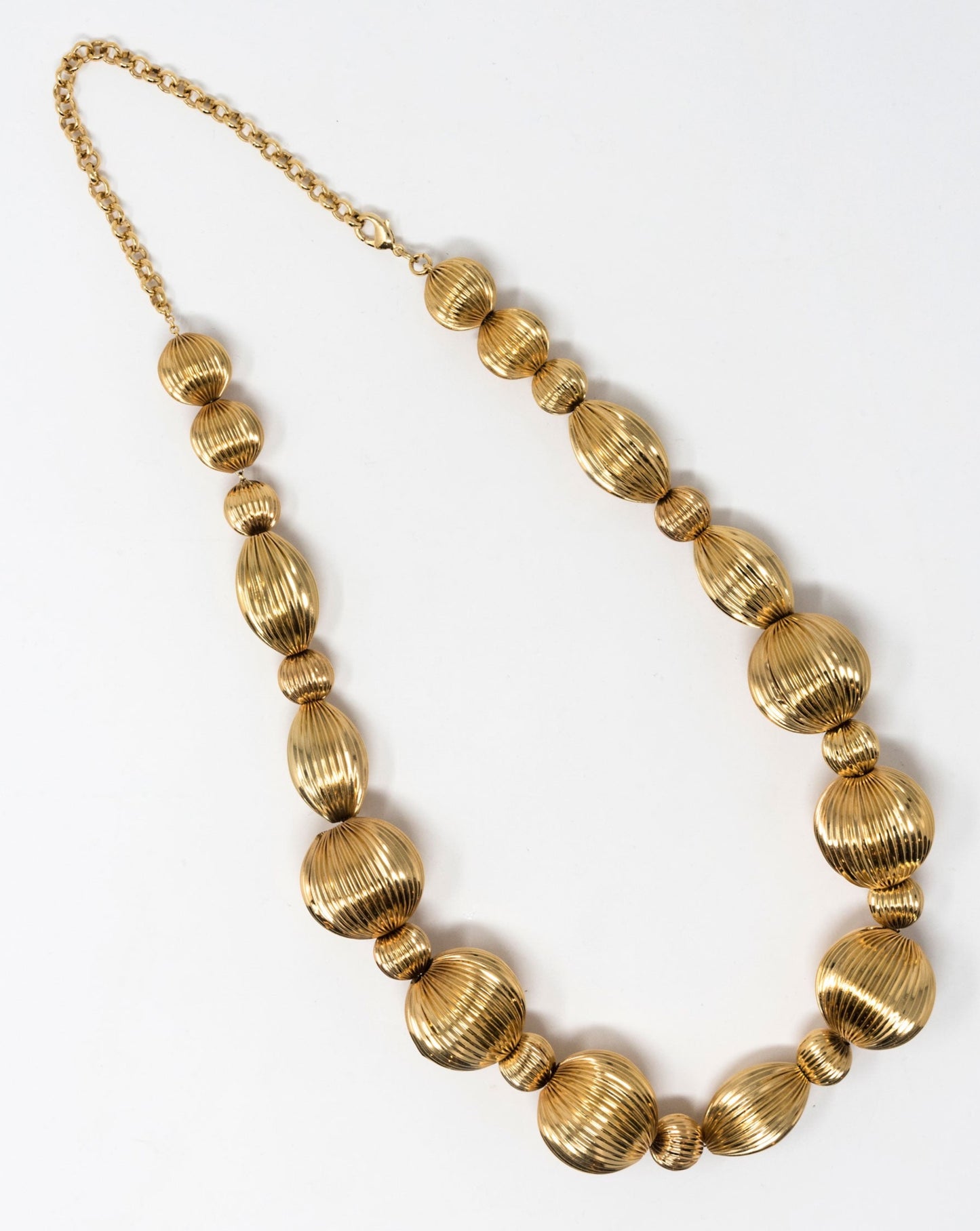 LONG NECKLACE IN 18KT GOLD PLATED BRASS