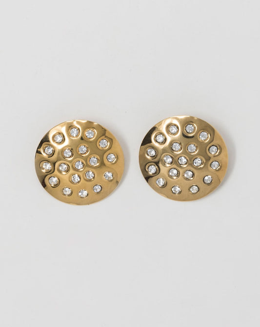 STUD EARRINGS WITH SWAROVSKI CRYSTALS